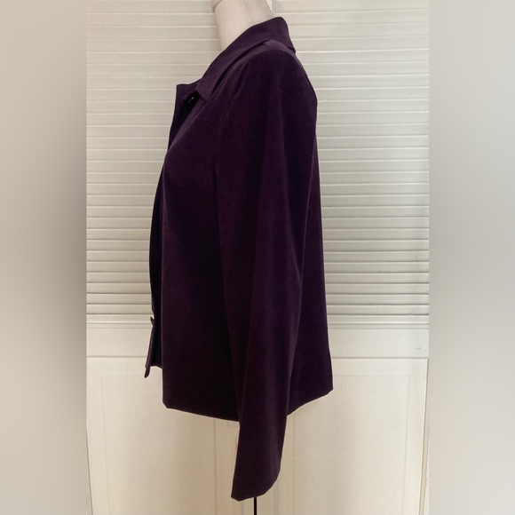 EUC Kim Rogers Purple Blazer Size Petite Medium - Picture 4 of 6
